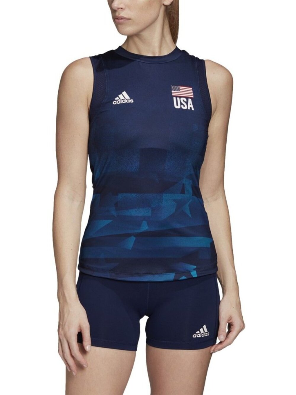 adidas Women's USA Volleyball Primeblue Jersey FK1045